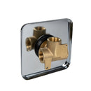 Dutxa Brass Shower Mixer Tap Cold Hot Bathroom Laundry Faucet Valve Chromed