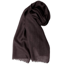 Dents Womens 100% Pure Wool Woven Scarf - Black