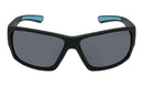 Ugly Fish PFR363 Polarised Floating Wrap Sunglasses -Matt Black Frame/Smoke Lens
