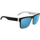 Spy Discord Whitewall Black on White/Blue Spectra Polarised Unisex Sunglasses