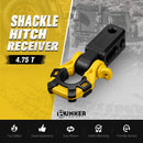 Bunker Indust 2” Recovery Hitch Receiver 4.75T With 3/4” D-Ring Bow Shackle