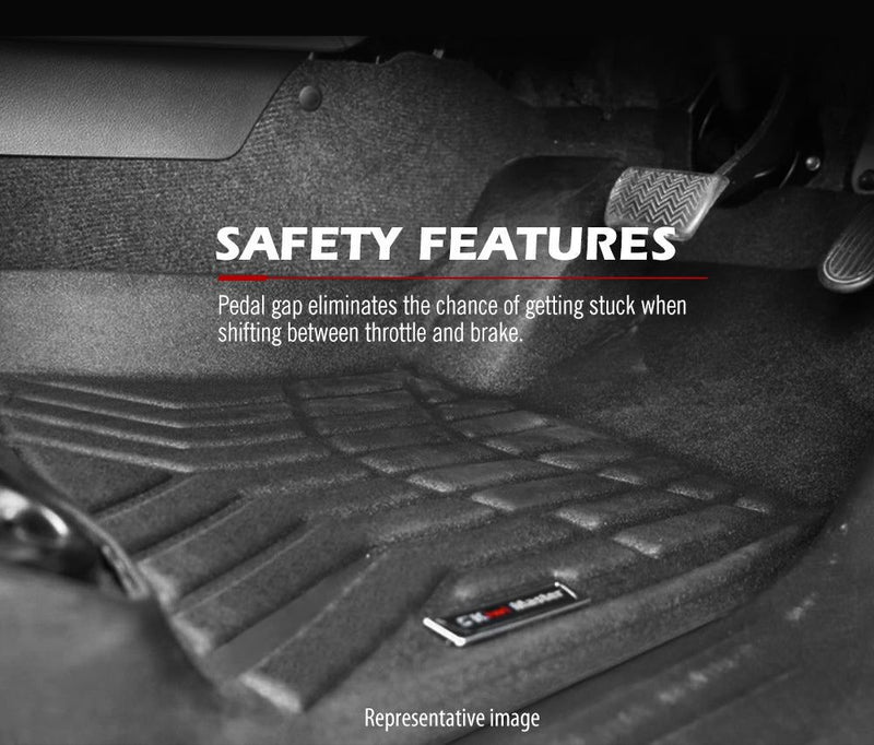 KIWI MASTER 3D TPE Car Floor Mat for Ford Ranger 2023+ Next Gen