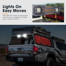 San Hima Universal Ute Tub Rack Steel 3mm + Pair Recovery Tracks Board Red