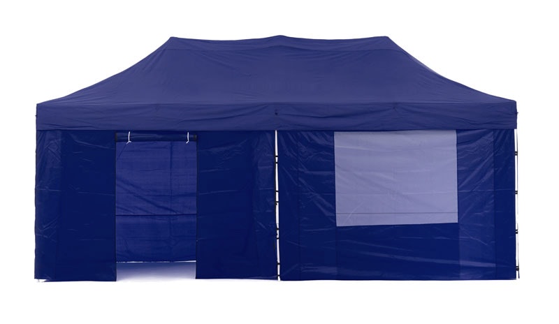 Wallaroo Gazebo Tent Marquee 3m x 6m PopUp Outdoor Blue