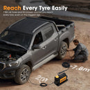 San Hima 12V Single Cylinder Air Compressor 200L/min 150PSI Portable Digital