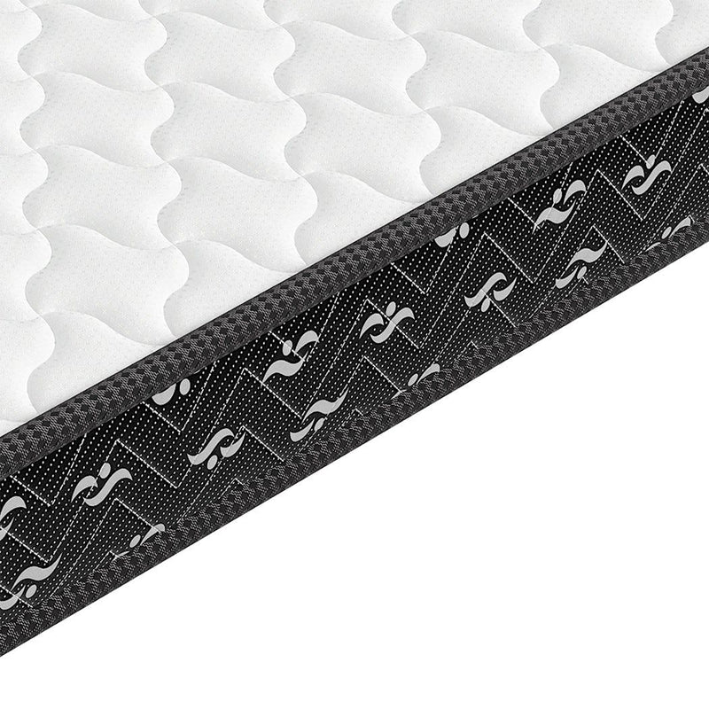 Dreamz Spring Mattress Bed Pocket Tight Top Foam Medium Soft Single Size 16cm