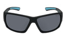Ugly Fish PRF363 Polarised Floating Wrap Sunglasses -Matt Black Frame/Smoke Lens