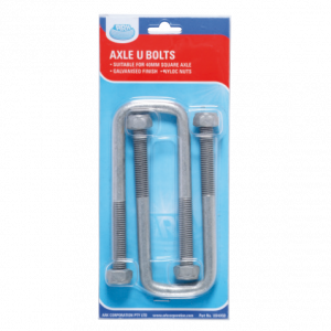 ARK Axle U Bolts 45mm Square Galvanised UB45GB
