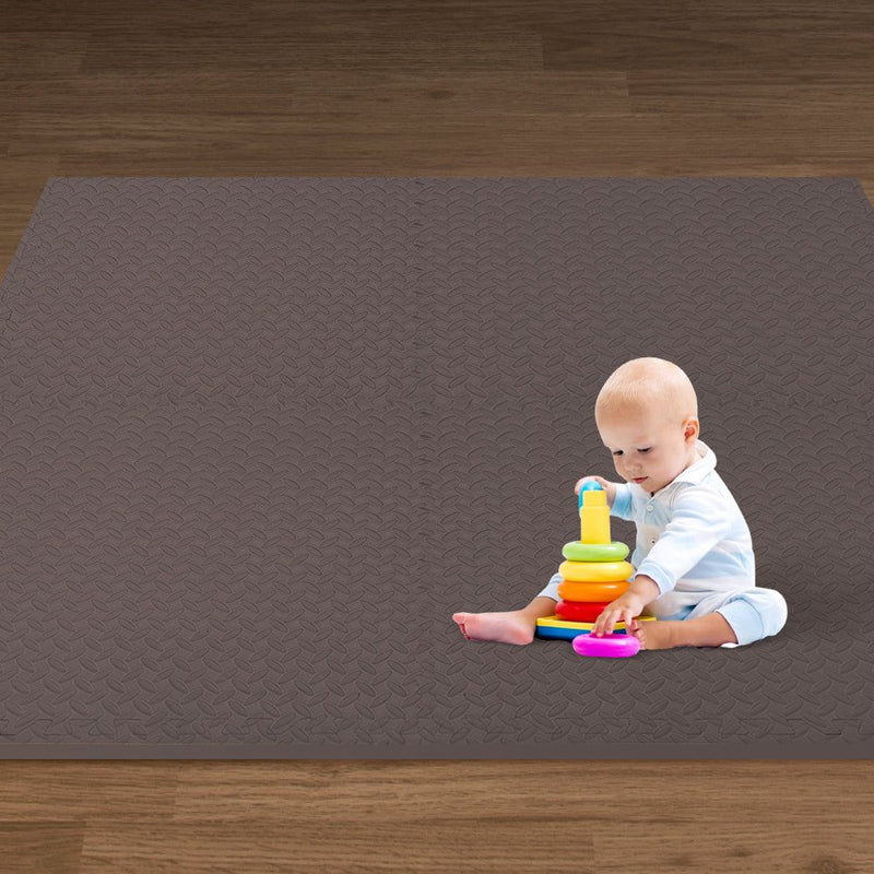Bopeep EVA Foam Kids Play Mat Floor Kid Crawling Interlocking Home Coffee 60x60