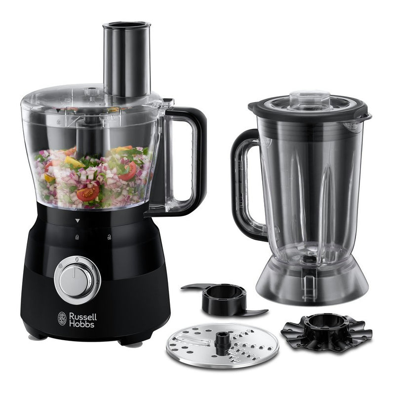 Russell Hobbs RHFP5BLK 40cm Desire 600W Food Processor w/ 2.5L Bowl Matte Black