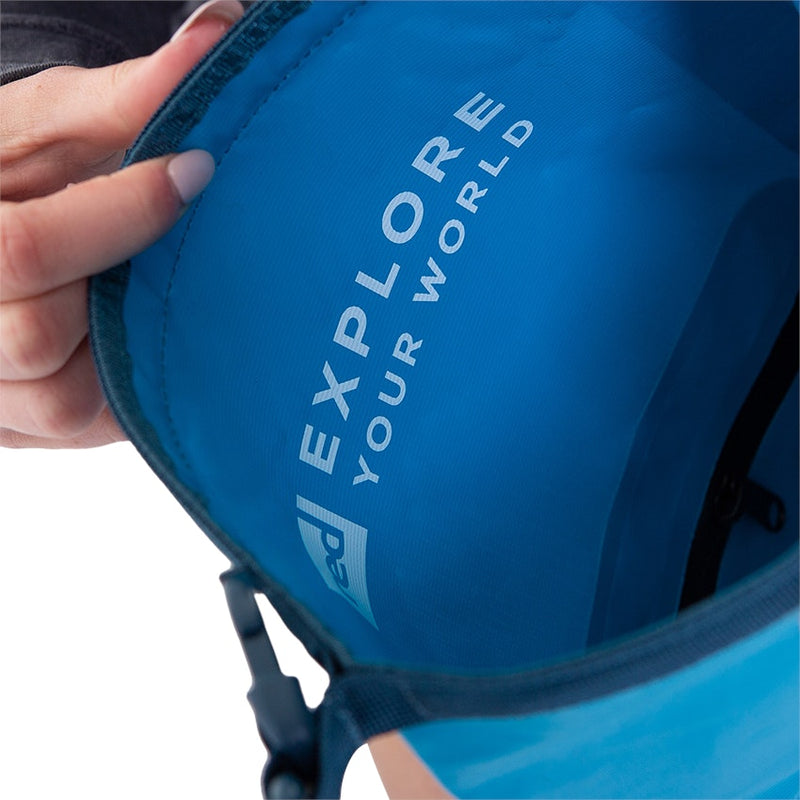 Waterproof Roll Top 10 Litre Dry Bag - Ride Blue