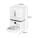 Pawz 2-in-1 Automatic Pet Feeder WiFi Camera Laser Toy Smart Dog Food Dispenser