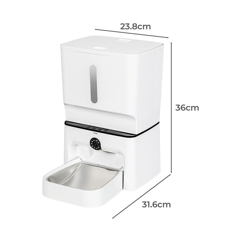 Pawz 2-in-1 Automatic Pet Feeder WiFi Camera Laser Toy Smart Dog Food Dispenser