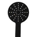 Traderight Group  Shower Head High Pressure Set Rain Round Brass Taps Mixer Handheld WELS Black
