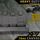 Mazda BT-50 UP Heavy Duty XP7 Canvas Rear Row Seat Covers (Made to Order)