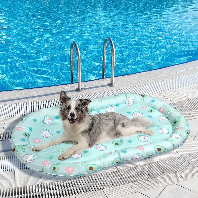 Pawz Pet Cooling Mat Dog Cat Gel Non-Toxic Bed Pillow Self-cool Summer Pad XL