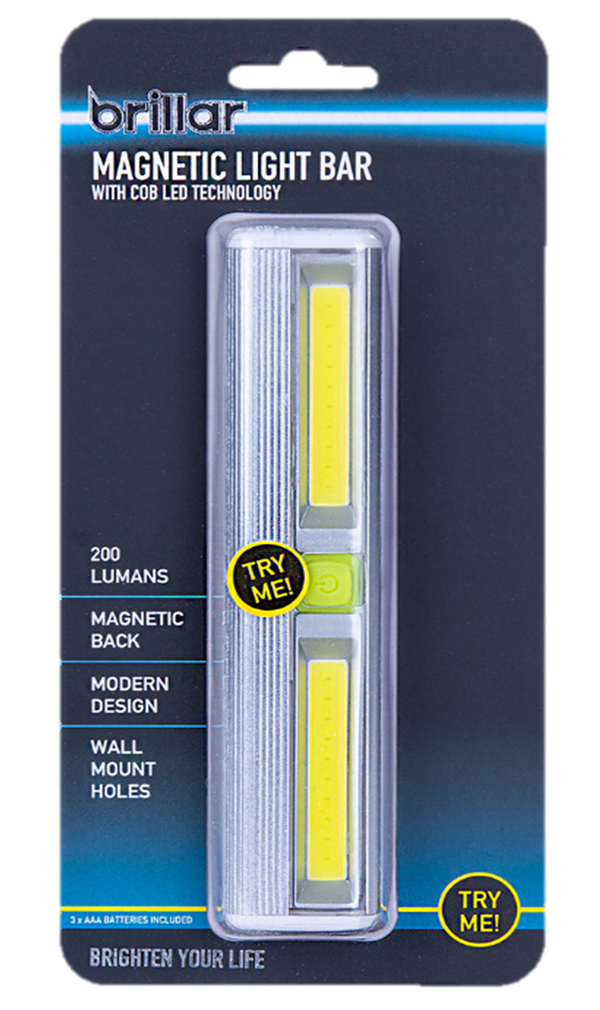 Brillar Magnetic Light Bar with COB LED technology