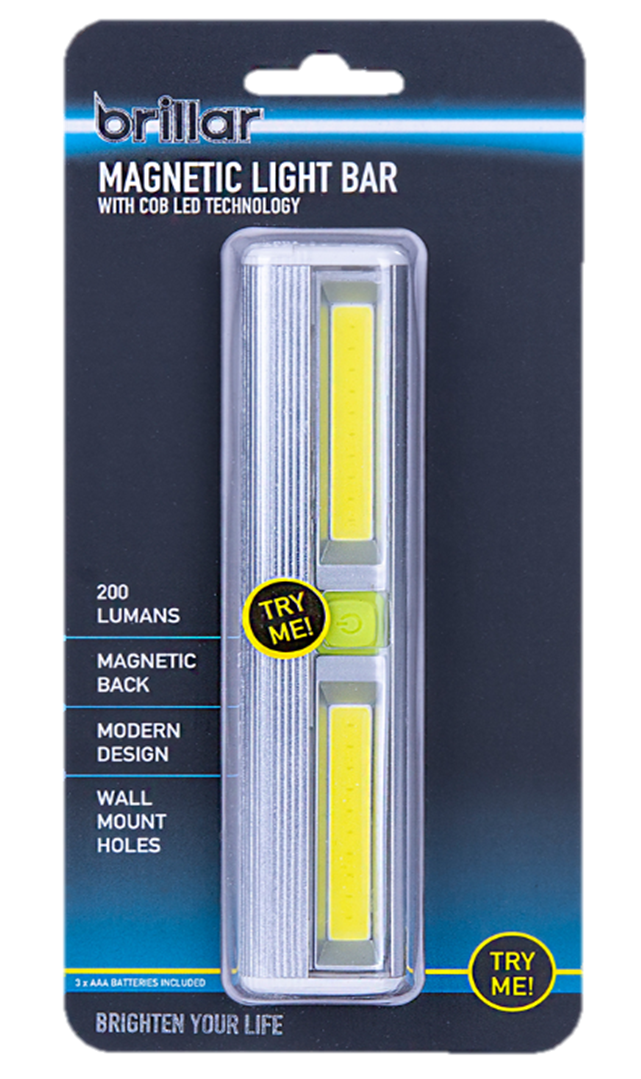 Brillar Magnetic Light Bar with COB LED technology