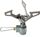 Titanium Mini Camping Gas Burner Silver