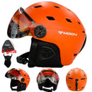 Ski Helmet with Goggles and PC+EPS Snow Gear