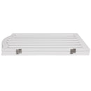 Pawz Wooden Pet Gate Dog Fence Safety Stair Barrier Security Door 3 Panels White