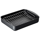 Scanpan Classic 5L Medium Square Roasting Pan w/Grill Rack - Black (39x27cm)