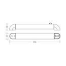9-33 Volt LED Swivel Lamp 255mm - 87664BL