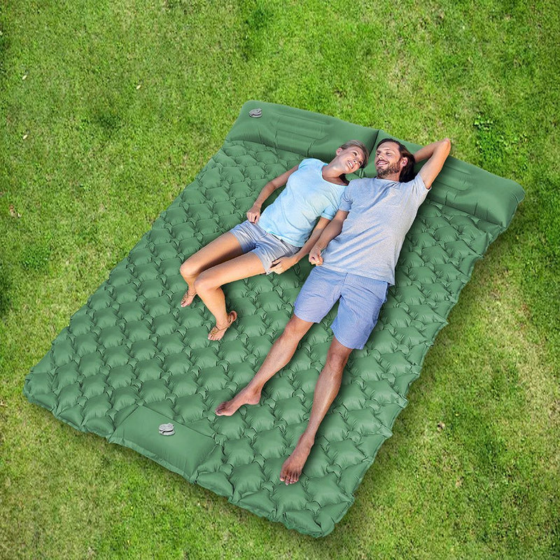 Mountview Self Inflating Mattress Camping Sleeping Mat Air Bed Pad Double 6.5cm