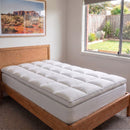 Dreamz Cloud Soft Pillowtop Mattress Topper King Single Protector 40cm Skirt