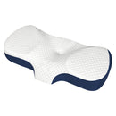 Dreamz Memory Foam Pillow Pillowcase Neck Shoulder Support Pain Cervical Blue