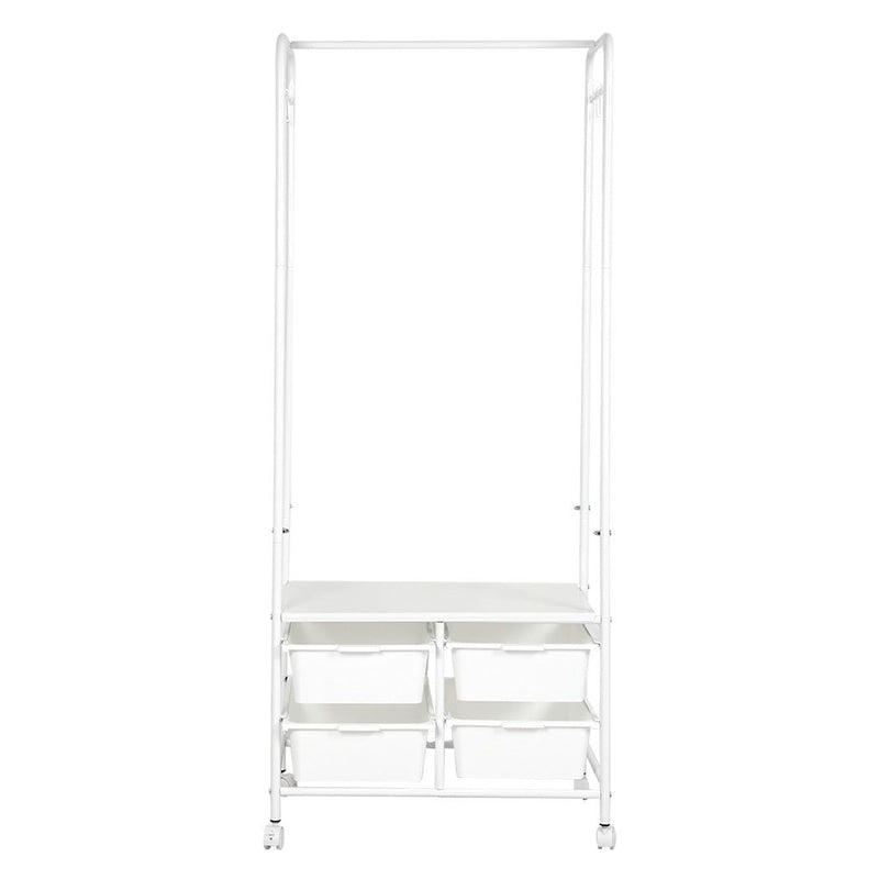 Levede Clothes Rack Stand Heavy Duty Steel Hanging Garment Organizer Coat 63cm