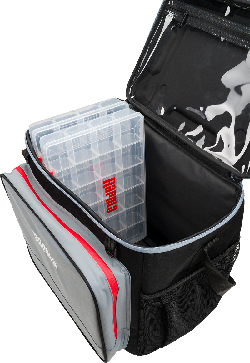 Rapala Countdown Fishing Tackle Bag Magnum with Waterproof Base & 2 Tackle Trays