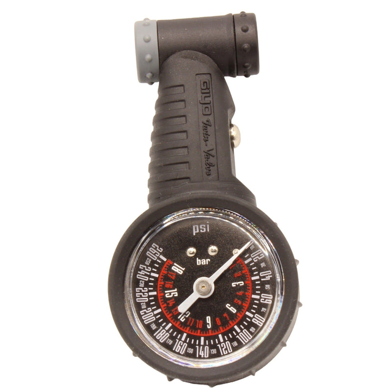 Giyo Dual Valve Tyre Pressure Gauge for Bicycles, Cars and Motorcycles 0-260 PSI