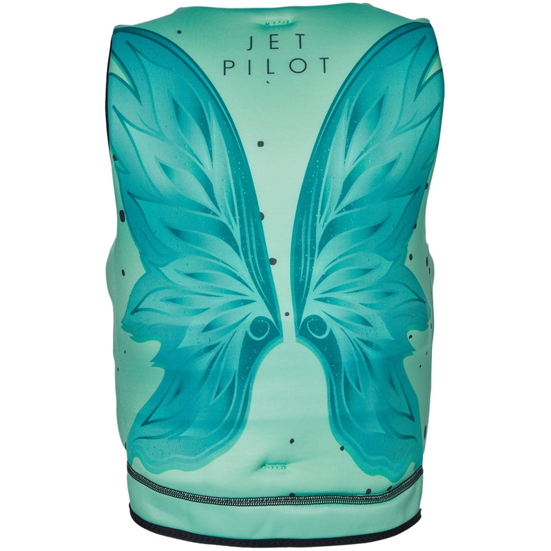 Jetpilot Cause Kids/Girl's Neoprene Life Jacket Vest (Mint Wings)