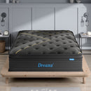 Dreamz Spring Mattress Bamboo Euro Top Bed Pocket HD Egg Foam  Super King 35cm