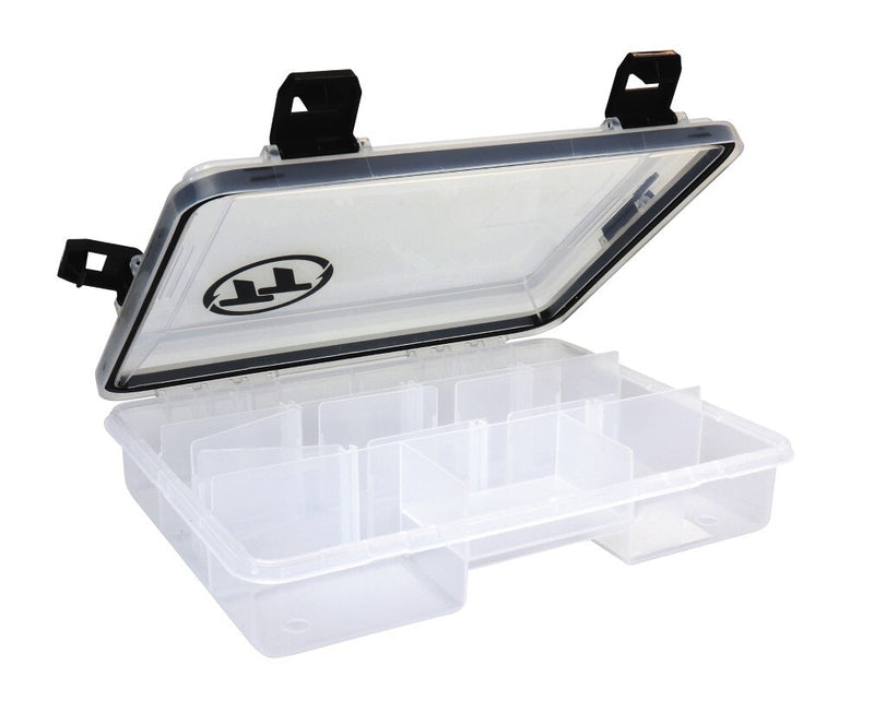 Small Tackle Tactics Waterproof Fishing Tackle Tray with Adjustable Compartments