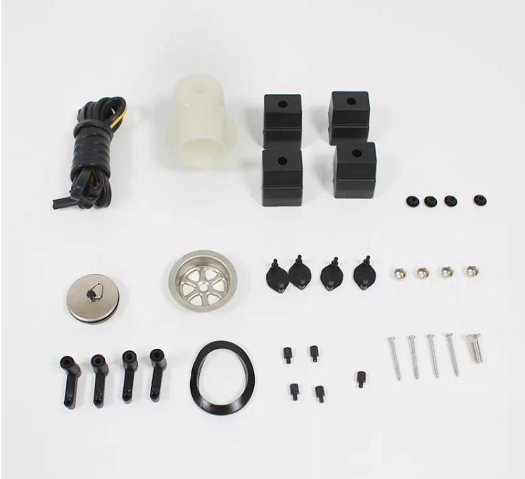 RV Flowmaster Stainless Steel Sink with Glass Lid + Folding Faucet