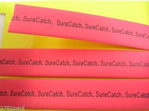 1 Packet of Red SureCatch Fishing Heat Shrink Tube - Wire Cable Sleeve Tubing