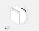 Bushman DC65X 65L Fridge Upright DC Caravan Fridge