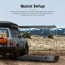 San Hima Car Side Awning Tent 2x2.5m/2.5x3m Portable Camping Waterproof Shade