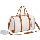 Slimbridge Garment Bags 2 in 1 Hanging Suit Convertible Travel Duffle Beige