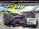 8 Pack of Exude 2 Inch Cajun Crab Scented Soft Plastic Lures - Mangrove Red