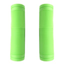 Bulletproof Coloured Rubber Mountain Bike Grips 130mm with Closed Ends Green