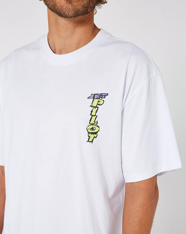 Jet Pilot Big Air Mens Tee White