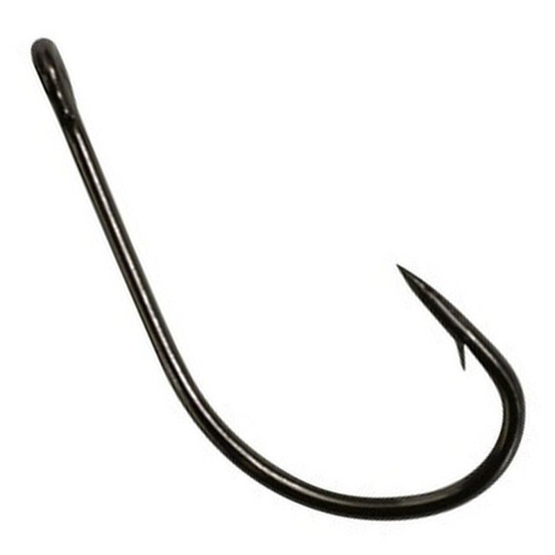 5 Packets of Eagle Claw Lazer Sharp L3071 Maruseigo Black Platinum Fishing Hooks