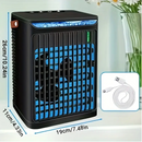 Mini Air Cooler with Portable Fan (5-in-1)