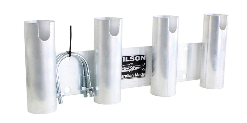 Wilson Bull Bar Fishing Rod Holder/Carrier Aluminium 4 Hole