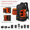 Camera Backpack Reflective StripeTripod Straps Orange