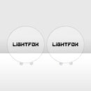 Pair of Clear Protective Lens Covers for Lightfox 9" LED Driving Light