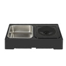 Pawz Elevated Pet Feeder 4 Height Adjustable Dog Stainless-Steel Non-Slip Bowl